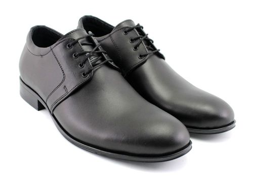 Мъжки официални обувки в черно-модел Мигел.