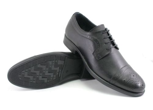 Мъжки официални обувки в черно, модел Фелипе.