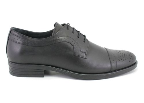 Мъжки официални обувки в черно, модел Фелипе.