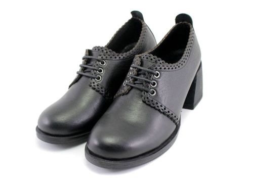 Дамски  обувки в черно -  Модел Жаклин.