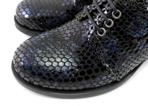 Дамски  обувки в синьо -  Модел Жаклин.