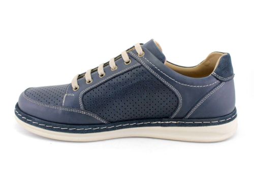 Мъжки ежедневни обувки в синьо - Модел Клаус.