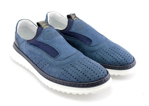 Мъжки спортни обувки в синьо - Модел Майкъл.