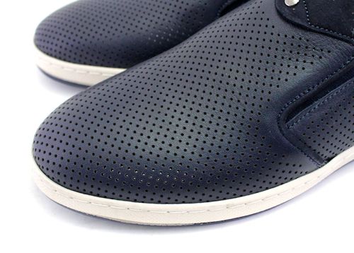 Мъжки летни обувки в тъмно син цвят - Модел Йорк.