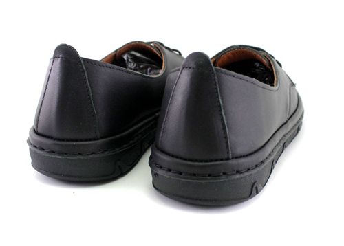 Дамски, меки, ежедневни обувки в черно - Модел Анджела