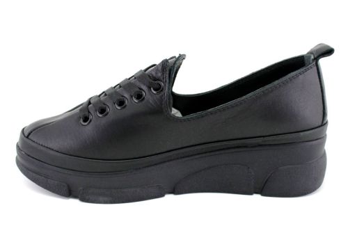 Дамски, ежедневни обувки в черно - Модел Алмира