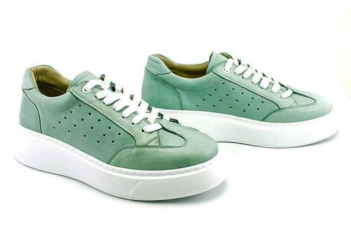 Дамски, ежедневни обувки спортен стил в зелено - Модел Джейна.