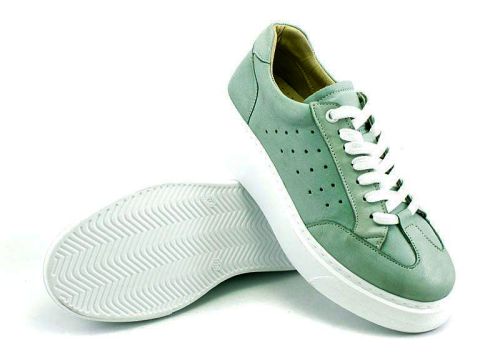 Дамски, ежедневни обувки спортен стил в зелено - Модел Джейна