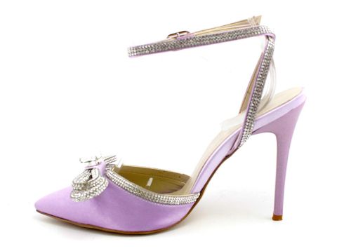 Дамски, официални сандали в лилаво - Модел Магнолия
