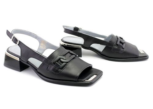 Дамски, ежедневни сандали в черно - Модел Марина.