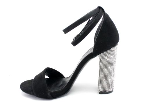 Дамски, официални сандали в черно - Модел Грация