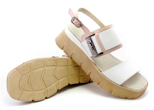 Дамски сандали на ниска платформа в  бало - Модел Линда