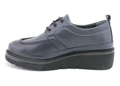 Дамски ежедневни обувки в тъмно синьо - Модел Йоана