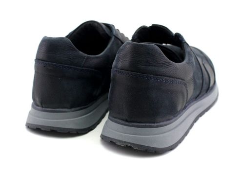 Мъжки, спортни обувки в тъмно синьо - Модел Зоран