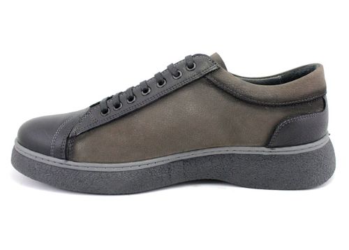 Мъжки, ежедневни обувки в сиво - Модел Давид