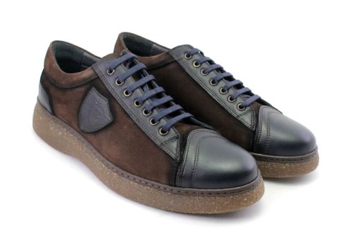 Мъжки, ежедневни обувки в кафяво - Модел Давид