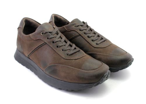 Мъжки, спортни обувки в кафяво - Модел Христофор