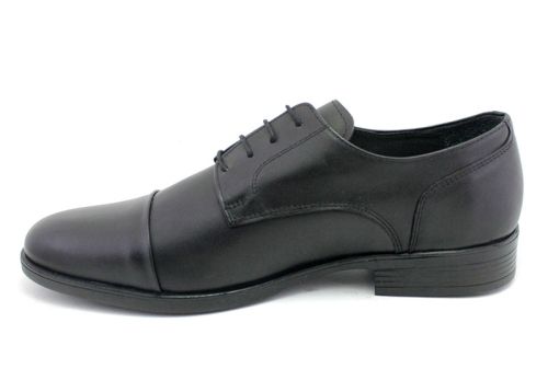 Мъжки официални обувки в черно, модел Флориан