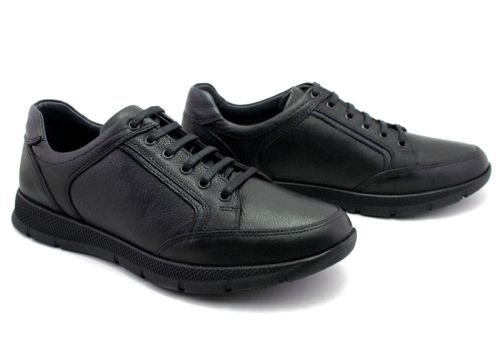 Мъжки, ежедневни обувки в черно - Модел Демарио І.