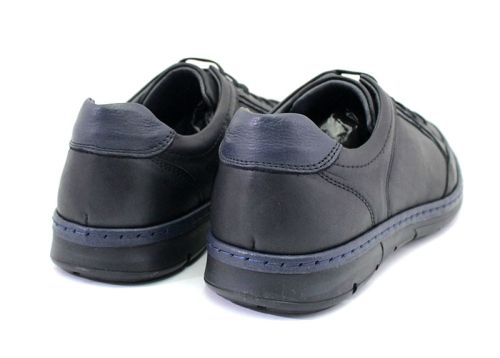 Мъжки обувки в черно - Модел Демарио.