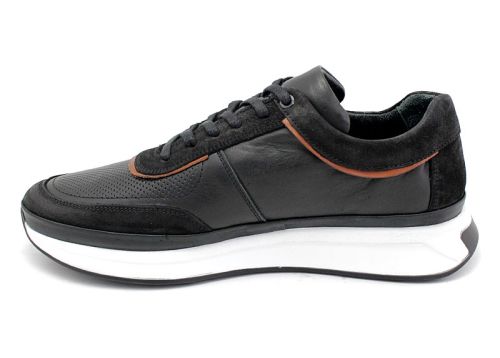 Мъжки обувки в черно - Модел Николас.