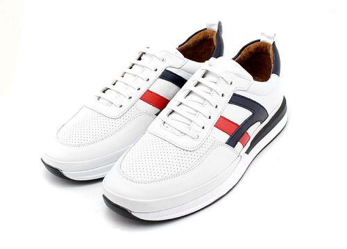 Pantofi pentru bărbați în alb - Model Martin.