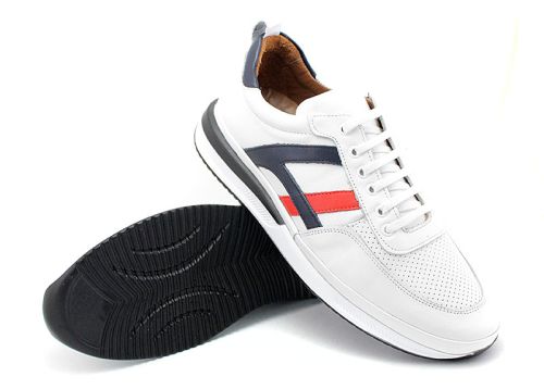 Pantofi pentru bărbați în alb - Model Martin.