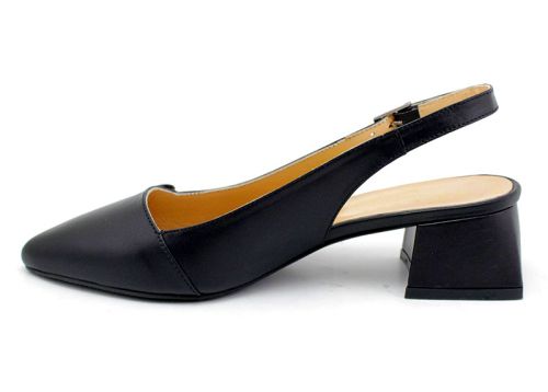 Pantofi formali dama in negru, model Angelica.