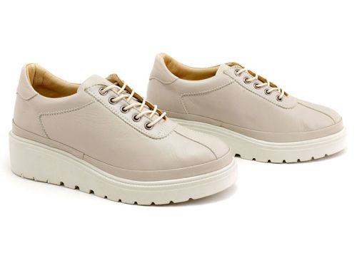 Дамски, ежедневни обувки в сиво - Модел Хасинта.