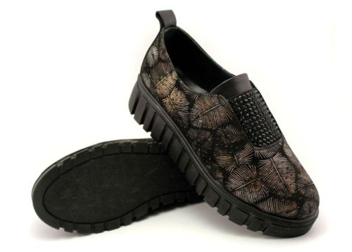 Дамски, ежедневни обувки в черно - Модел Инеса.