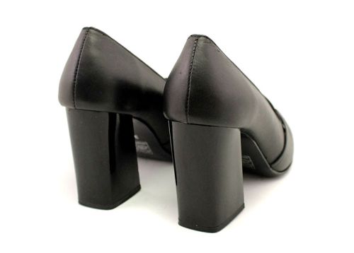 Pantofi formali dama negru, model Magdalena.