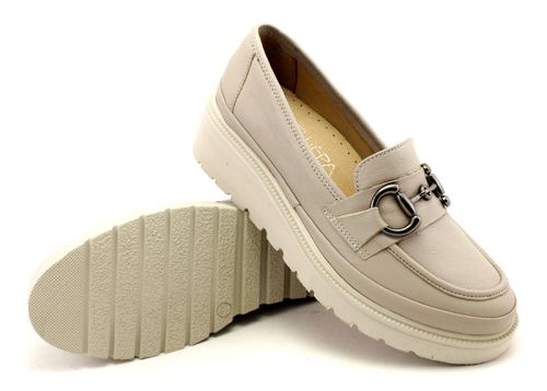 Дамски, ежедневни обувки във сиво - Модел Марга.