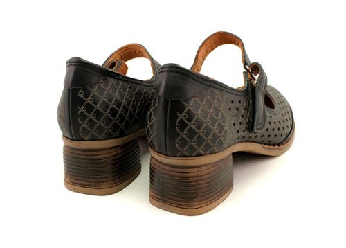 Pantofi casual de damă în negru - Model Ruža.