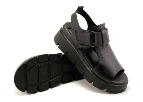 Дамски, ежедневни сандали в черно - Модел Преслава.