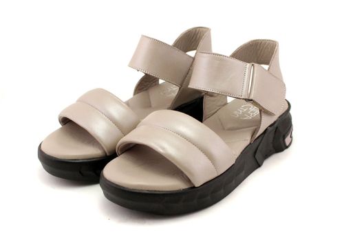 Дамски, ежедневни сандали във визонен цвят - Модел Вивиян.