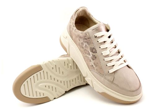 Дамски спортни обувки във визонен цвят - Модел Селена.
