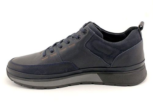 Мъжки, ежедневни обувки в тъмно синьо - Модел Бруно.