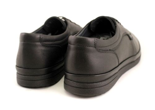Pantofi casual barbati din piele naturalа negru - Model Alexandro.