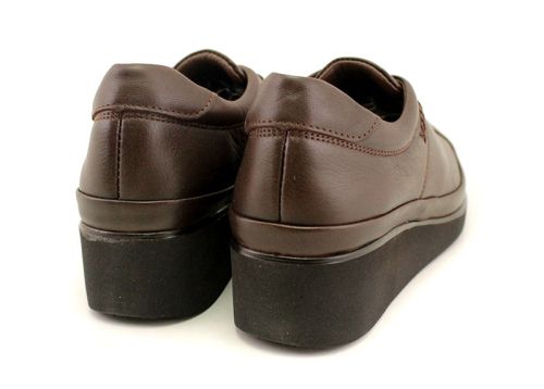 Дамски ежедневни обувки в кафяво - Модел Илона.