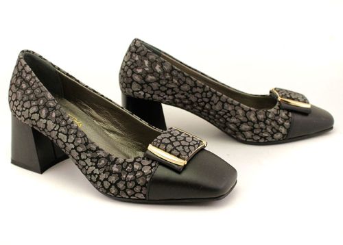Дамски официални обувки в черно - Модел 58-12ch.