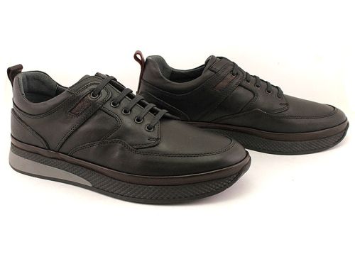 Pantofi casual pentru bărbați în negru - Model Carter.