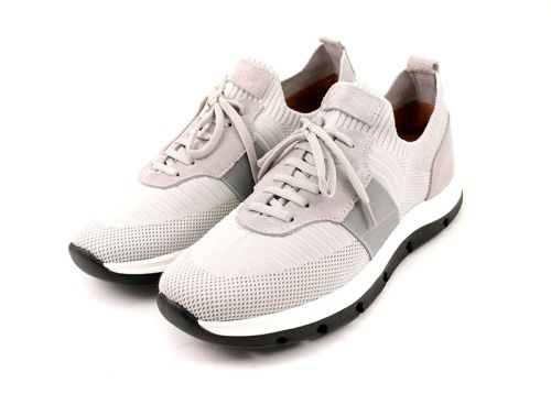 Мъжки спортни обувки  в сиво - Модел Регул