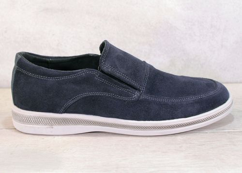 Мъжки ежедневни обувки в тъмно синьо - Модел Вадуц