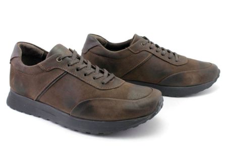 Мъжки, спортни обувки в кафяво - Модел Христофор.