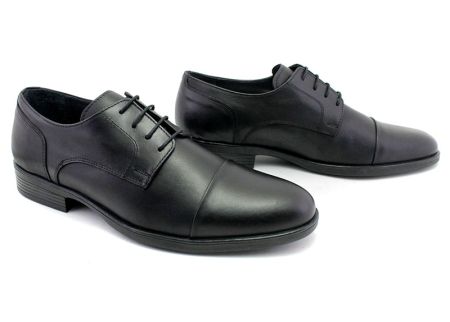 Мъжки официални обувки в черно, модел Флориан.