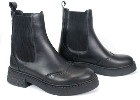 🖤 Дамски боти Modo Serein – естествена кожа, черни