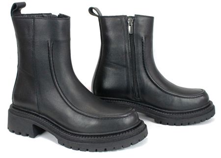 Дамски боти Luce Velluto – черна естествена кожа