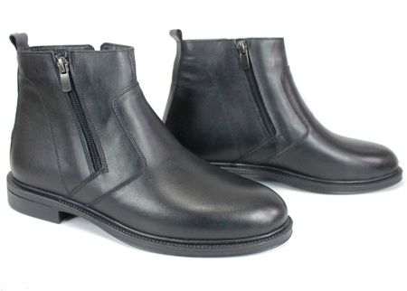 Мъжки официални боти от естествена кожа – модел Nero Classico