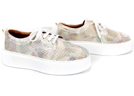 Aira Calm дамски летни обувки естествена кожа бежов камуфлаж