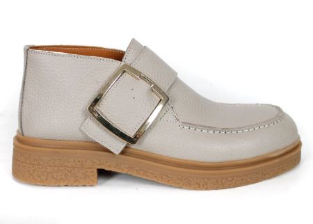 Claudia Venturi – Women’s Genuine Leather Boots in Taupe